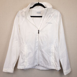 Columbia Switchback white hooded jacket-S